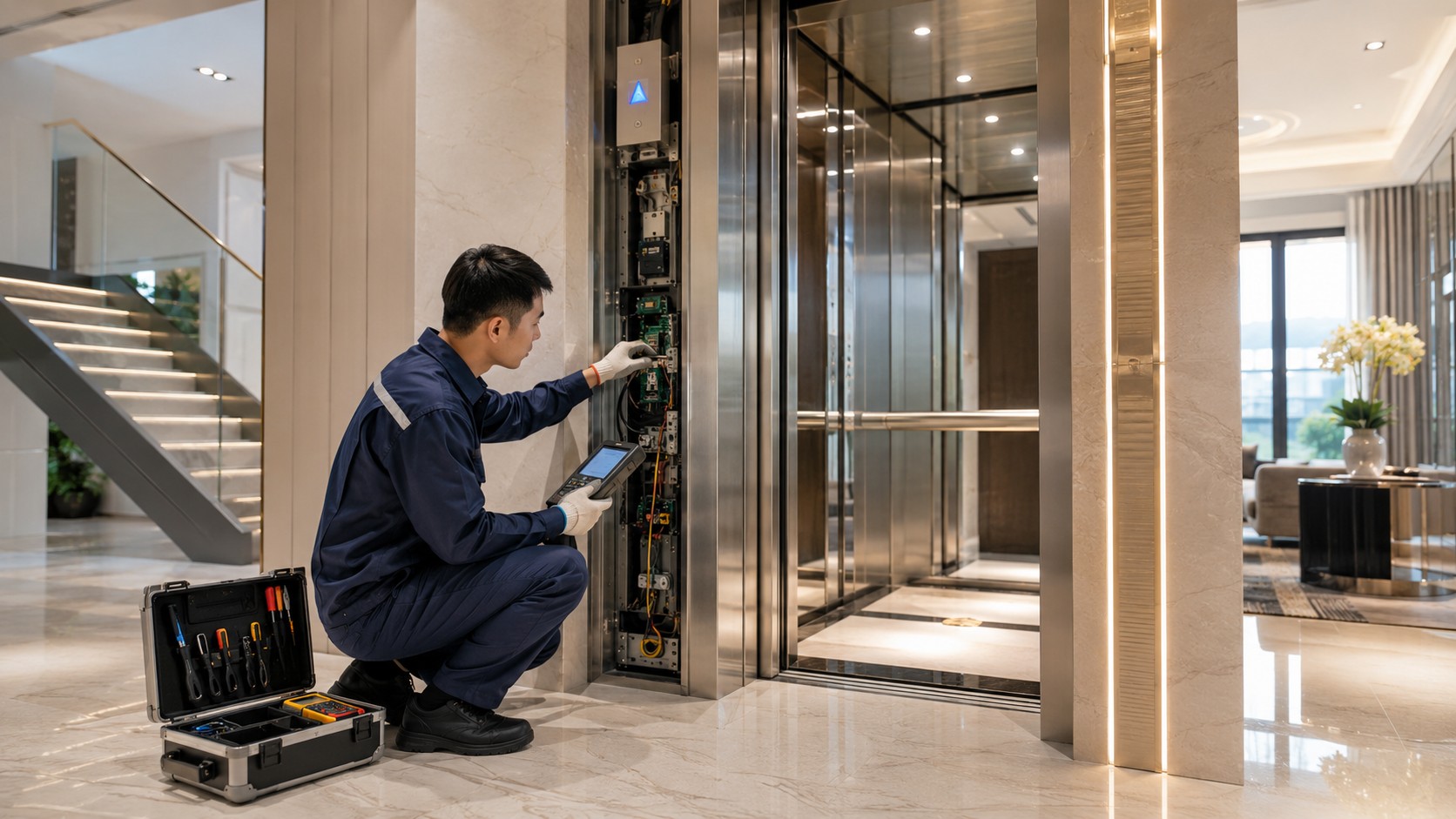 Giải pháp thang máy an toàn cho công trình hiện đại